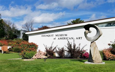 Ogunquit museum of american art - The museum showcases modern and contemporary American art in sculpture gardens overlooking the ocean. It offers rotating exhibitions, lectures, and art classes in …